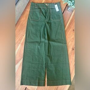 The Collete Wide Leg Crop Trousers NWT Anthropologie